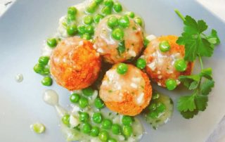 Albondigas de arroz y amaranto
