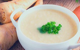 Crema de chirivía