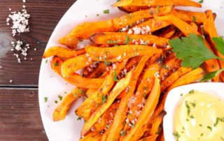 Chips de boniato la horno