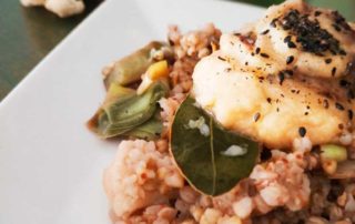 Comida con cereales de invierno