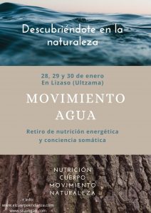 cartel movimiento agua